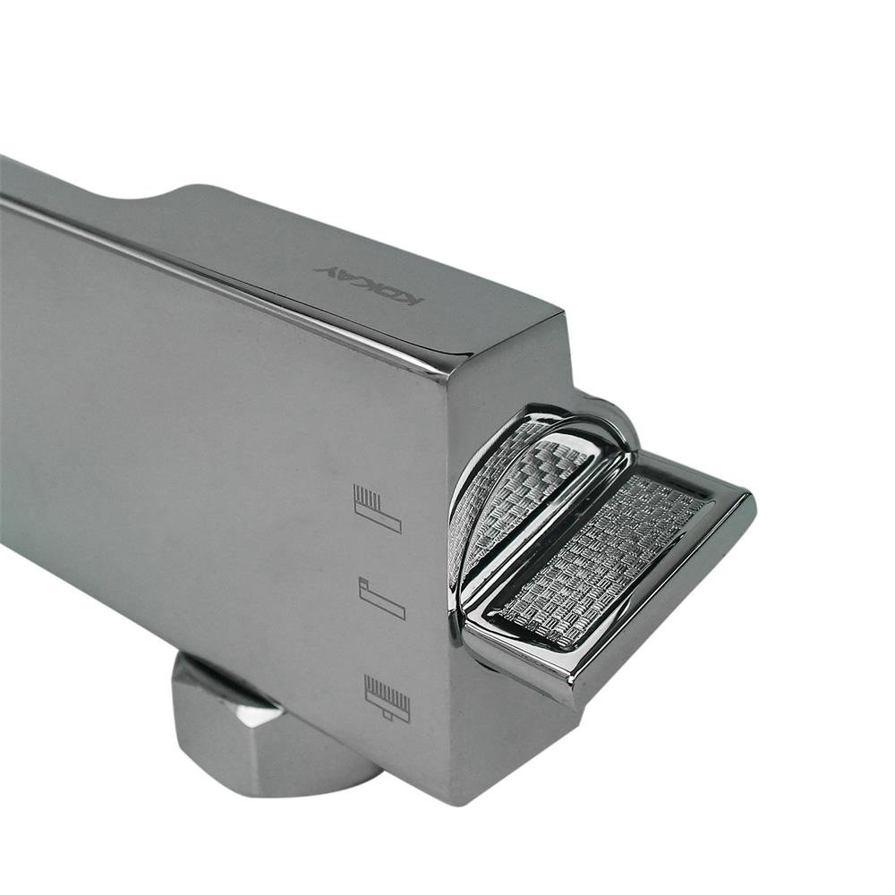 Chuveiro Misturador Monocomando Gourmet 3 Funções - Chuveiro/Ducha/Bica Inox - KOKAY