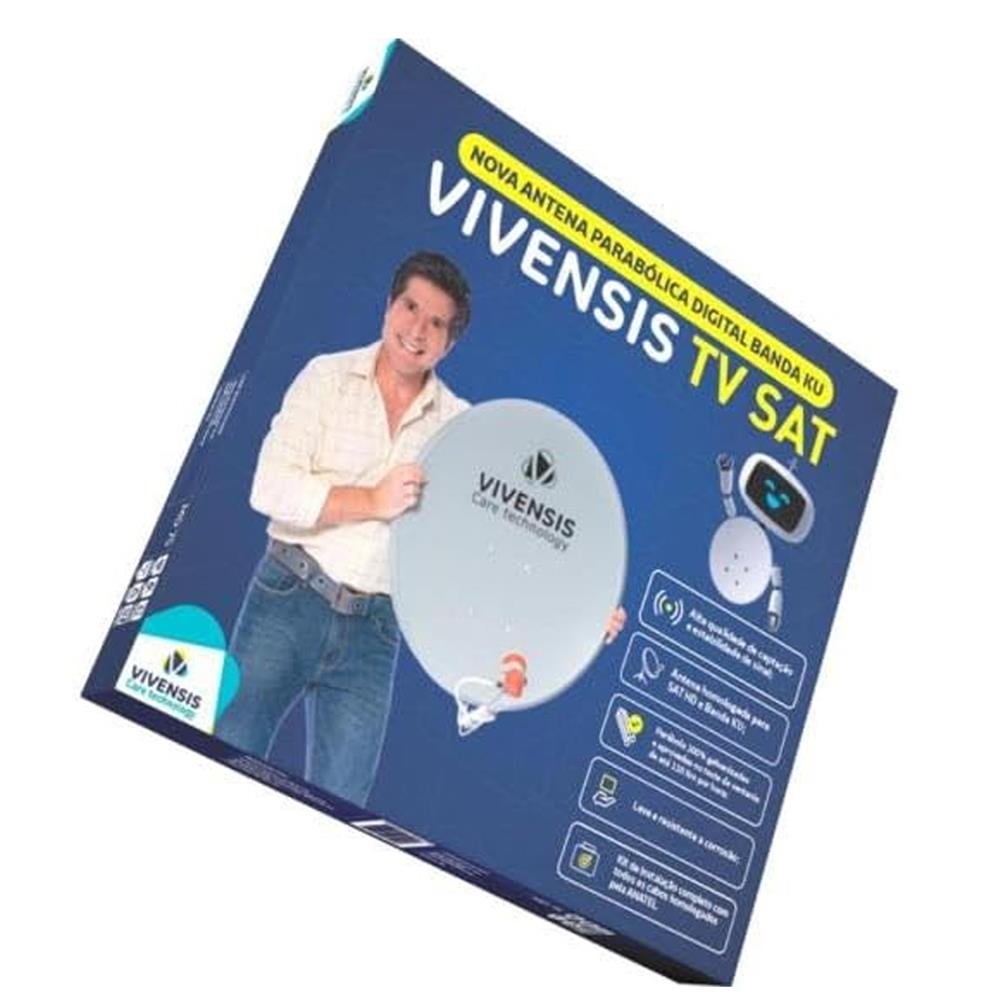Antena Mini Parabólica Vivensis 60cm 5G