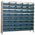 Estante Com 40 Gavetas Organizadoras Bin 08 Azul