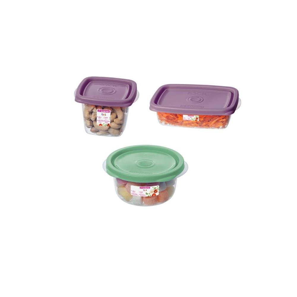 Caixa Promocional Potes Plasticos Sanremo Com 72 Potes Cores Diversas