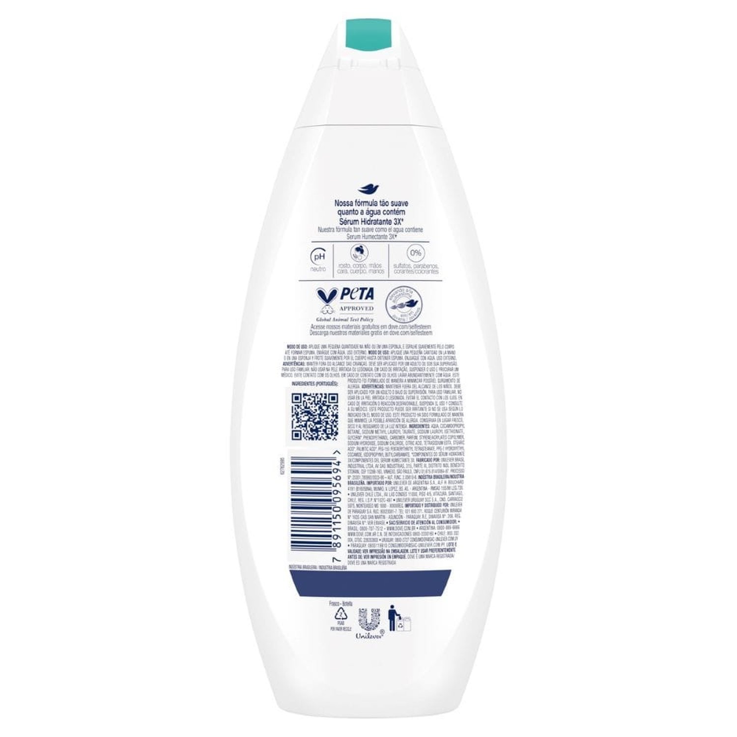 Sabonete Liquido Dove Pele Sensivel 250ml