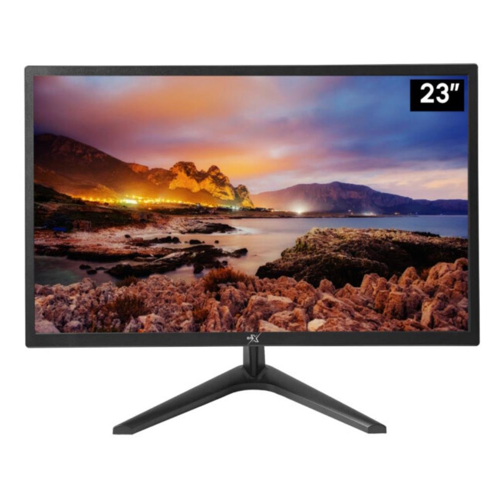 Monitor Brx 23" LED Widescreen HDMI/Vga c/ Web Cam Full HD- MBRX23BK
