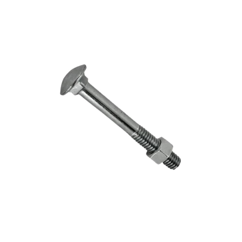 Parafuso Francês Com Porca 5/16 X 5.1/2 Zincada 100 Unidades Jomarca