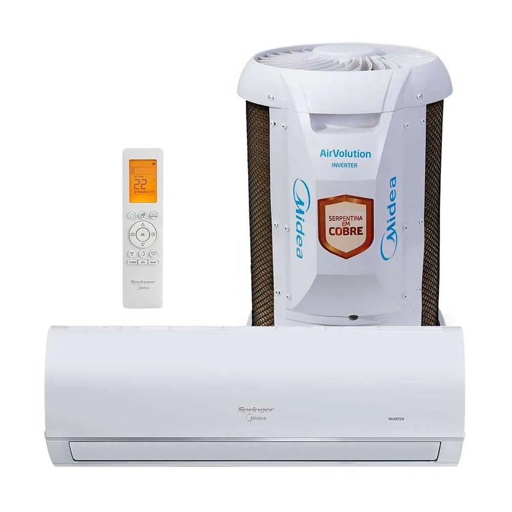 Kit Ar Condicionado Inverter 18.000 Btus Springer Midea AirVolution Connect Frio 220V