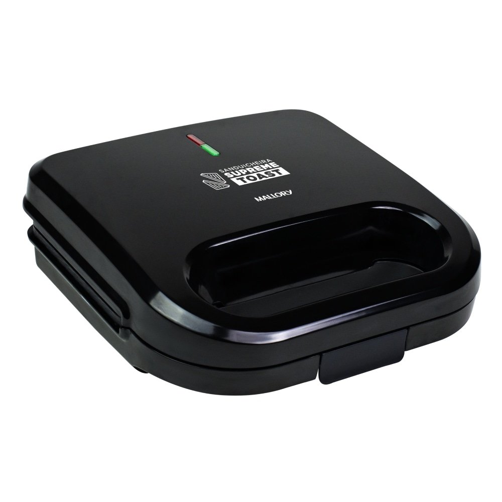 Sanduicheira/Grill Mallory Supreme Toast - 750W, Antiaderente, Preto, 110V