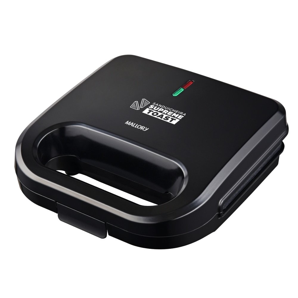 Sanduicheira/Grill Mallory Supreme Toast - 750W, Antiaderente, Preto, 110V