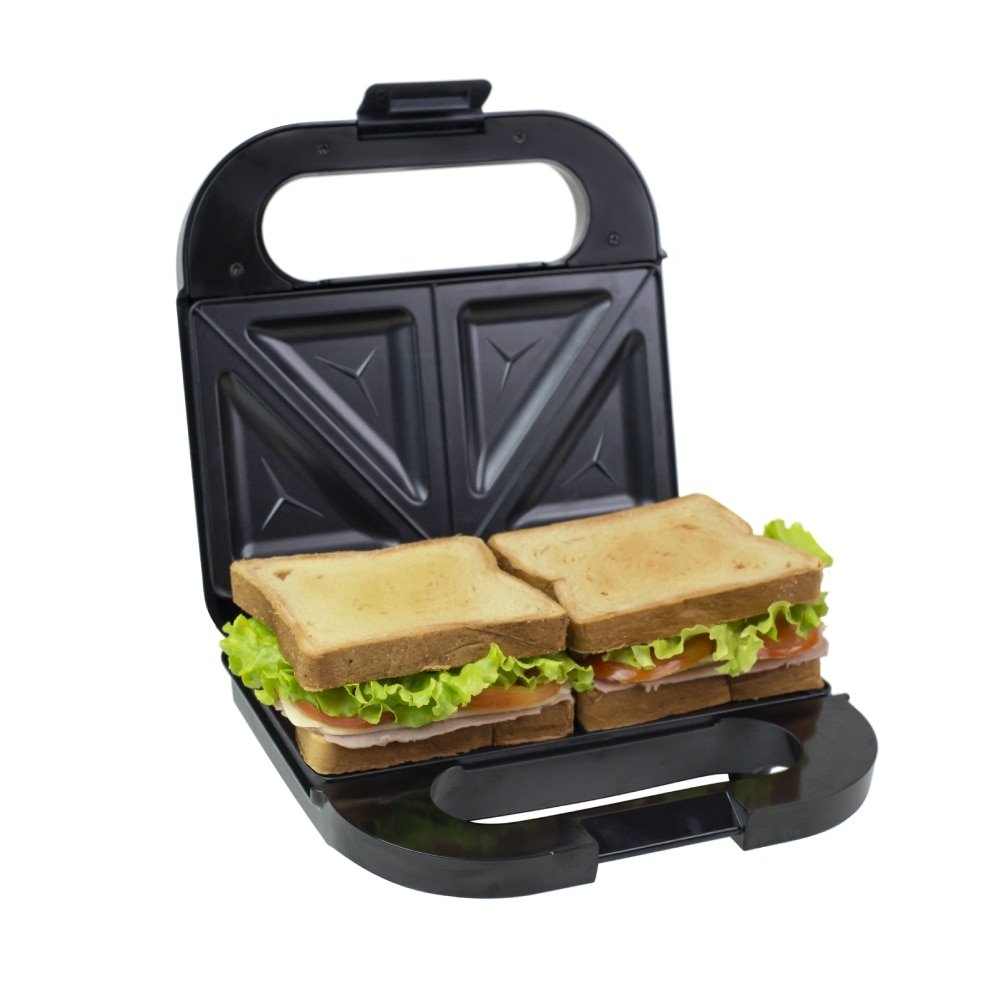 Sanduicheira/Grill Mallory Supreme Toast - 750W, Antiaderente, Preto, 110V