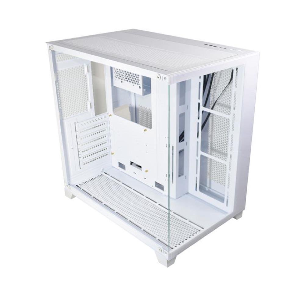 Gabinete Gamer K-Mex Ghost Shark CG-W2J1, Mid Tower, Vidro Temperado, Sem Fonte, Sem Fan, Branco