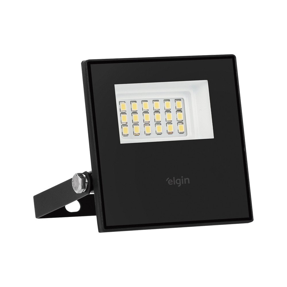 Projetor Refletor Elgin LED 30W 6500K Preto IP65