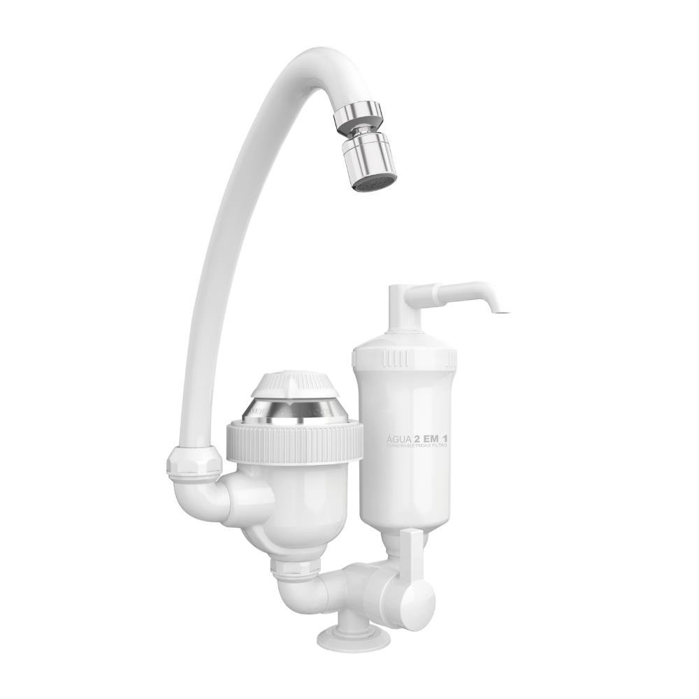 Torneira Elétrica de bancada com filtro Água 2 em 1 3T 220V 4400W TFB244 - Sintex