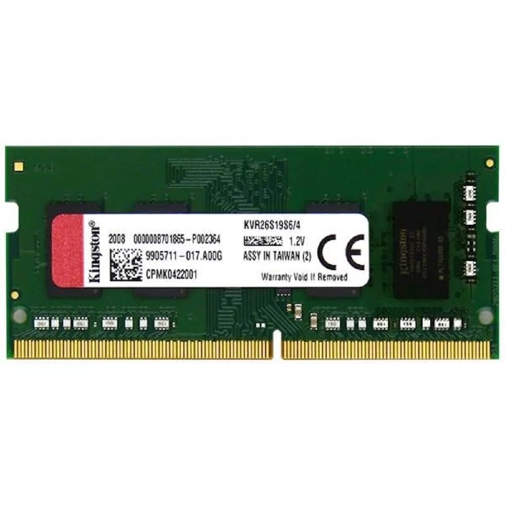 Memoria Kingston, 8GB, 2666MHz, DDR4, CL19, para Desktop - KVR26N19S6/8