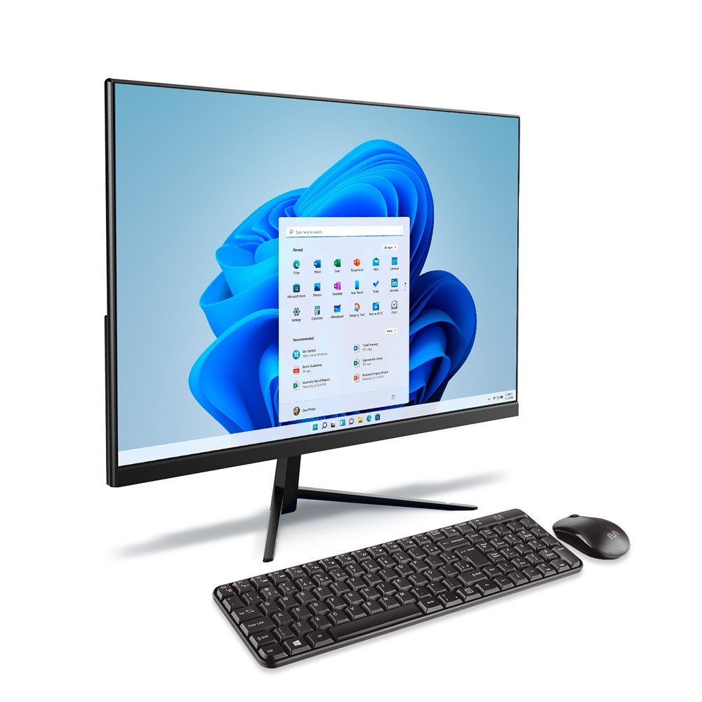 Computador All-In-One 23.8" Multilaser Ultra Ub841, Core I3, Memoria 8gb, Ssd 240gb, Windows 11, Multilaser