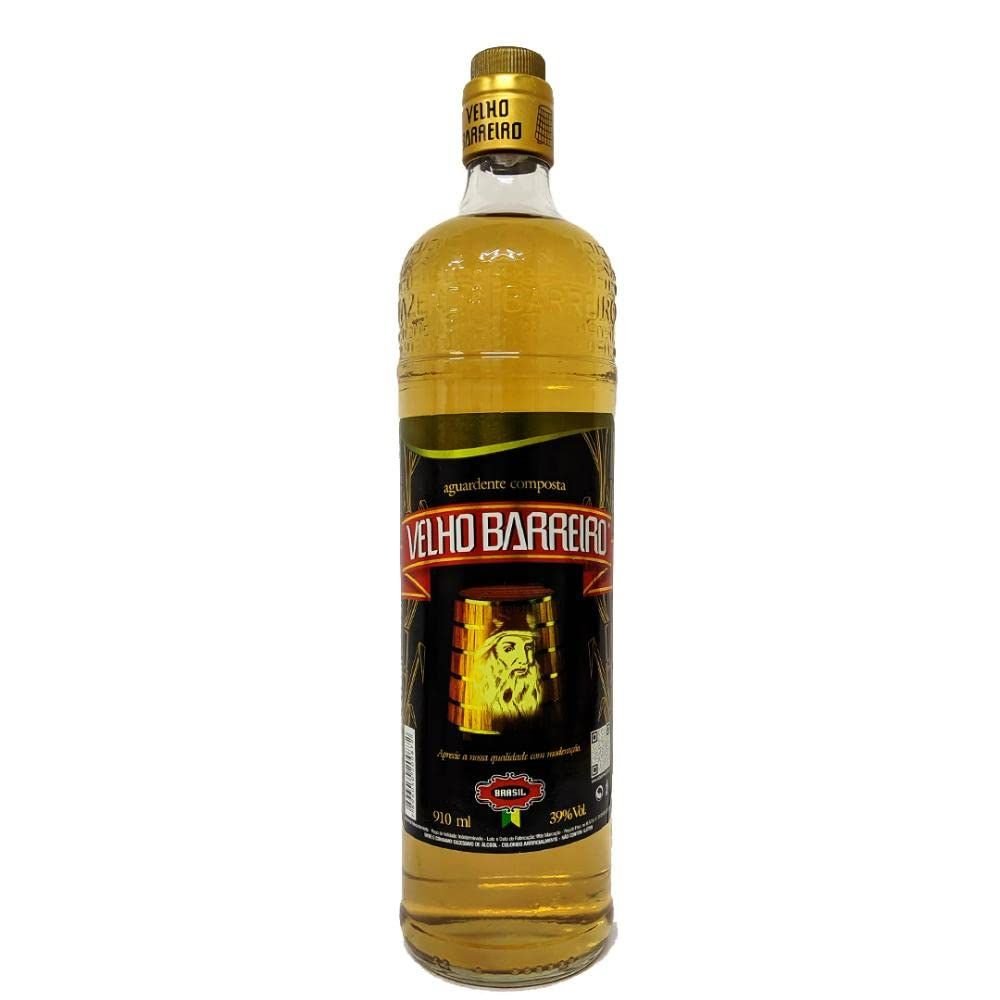 Cachaça Velho Barreiro Gold 910ml