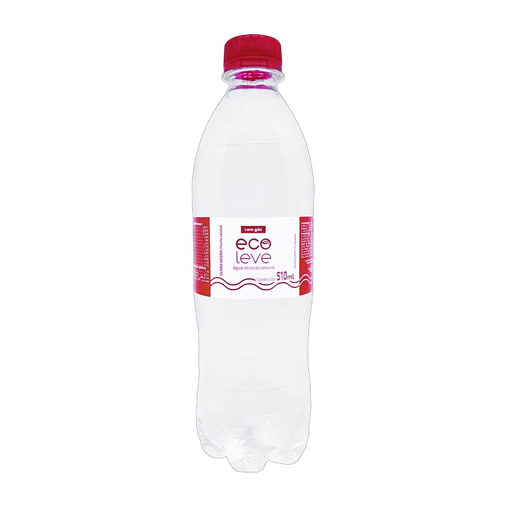 Água Ecoleve Com Gás Pet 12 x 510ml