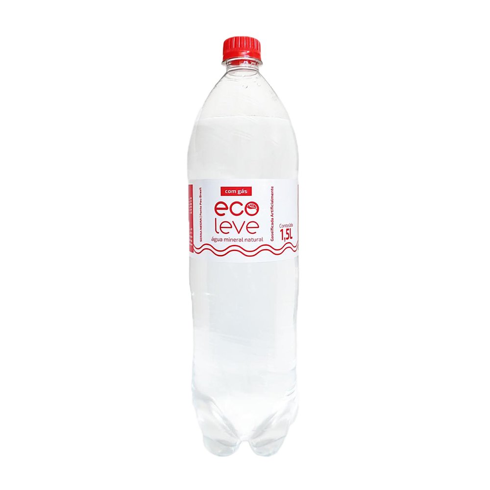 Água Ecoleve Com Gás Pet 6 x 1,5L