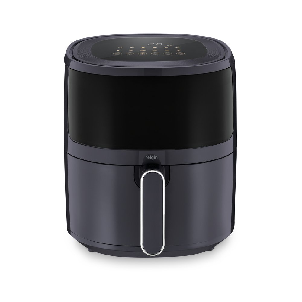 Fritadeira sem óleo Air Fryer Elgin Vision Fry 5L 220V Com Visor