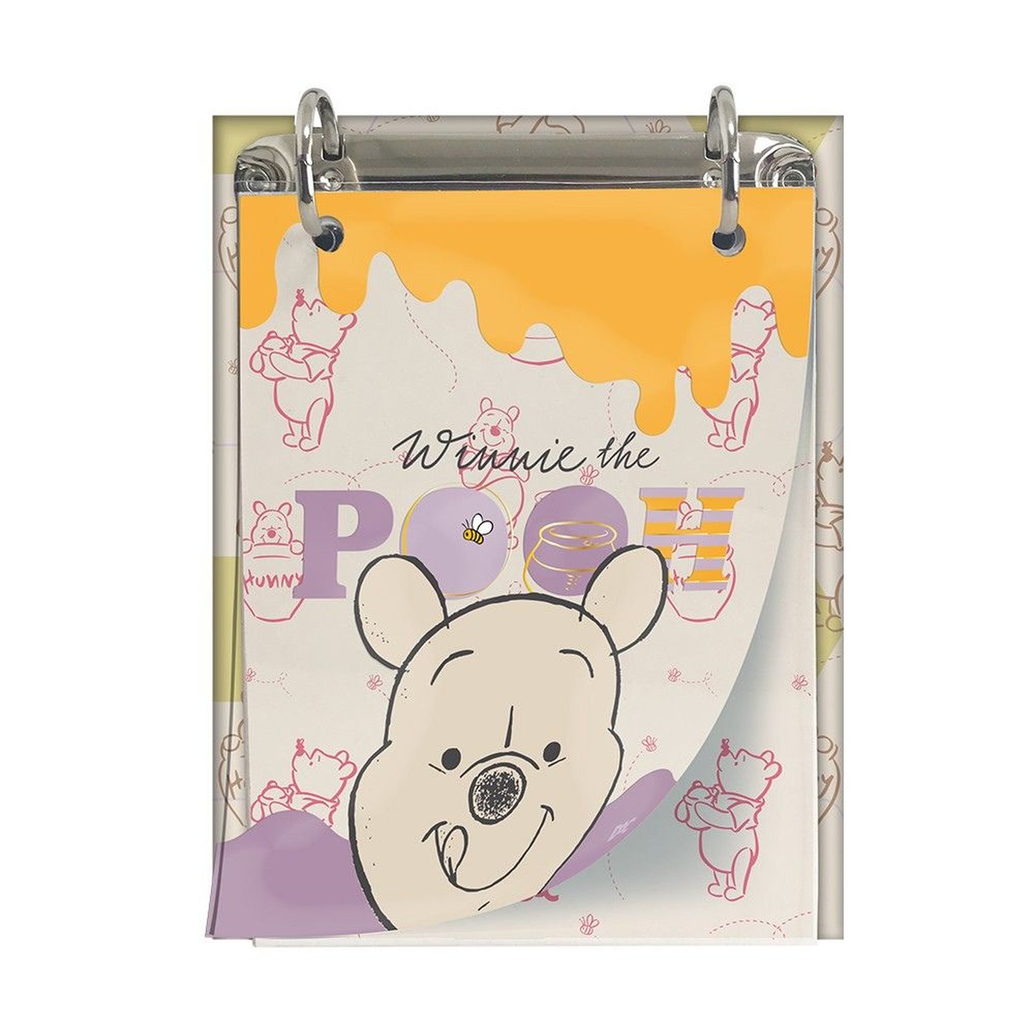 Caderno Argolado Mini Pooh 80 Folhas 4428 Dac