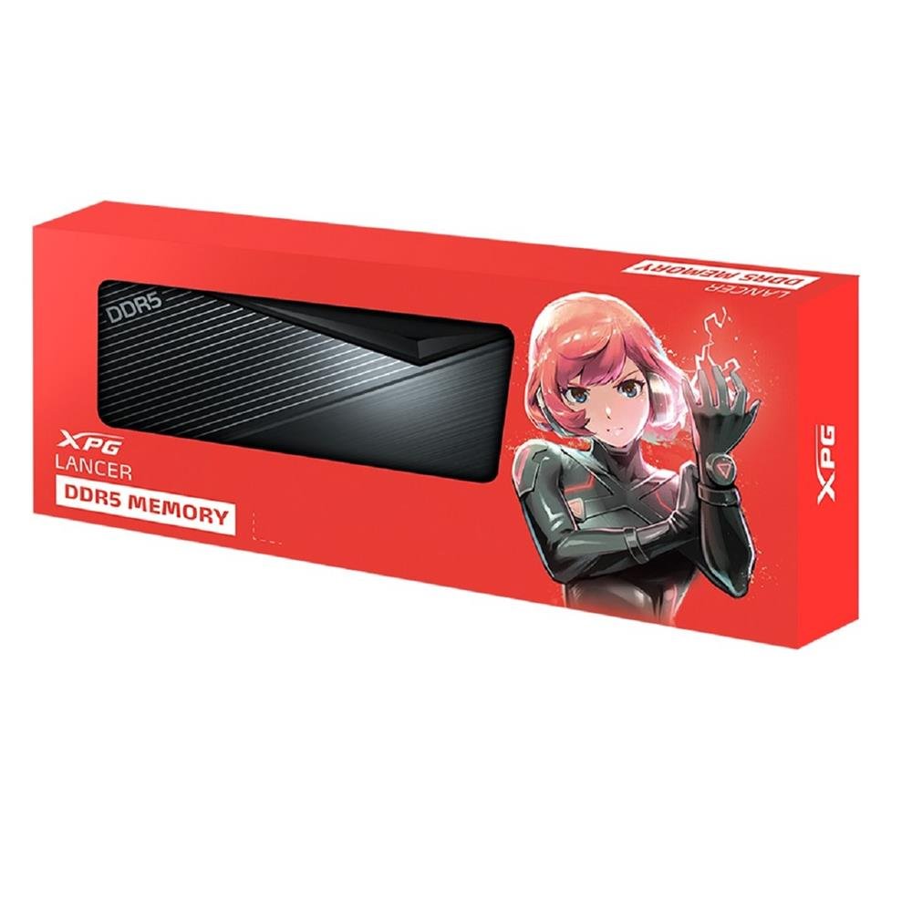 Memória DDR5 Xpg Lancer, 8GB, 5200MHz, Preto