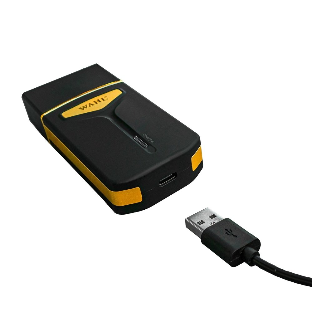 Aparador de Pelos Wahl Travel Shaver - Preto, Carregador USB, Bivolt
