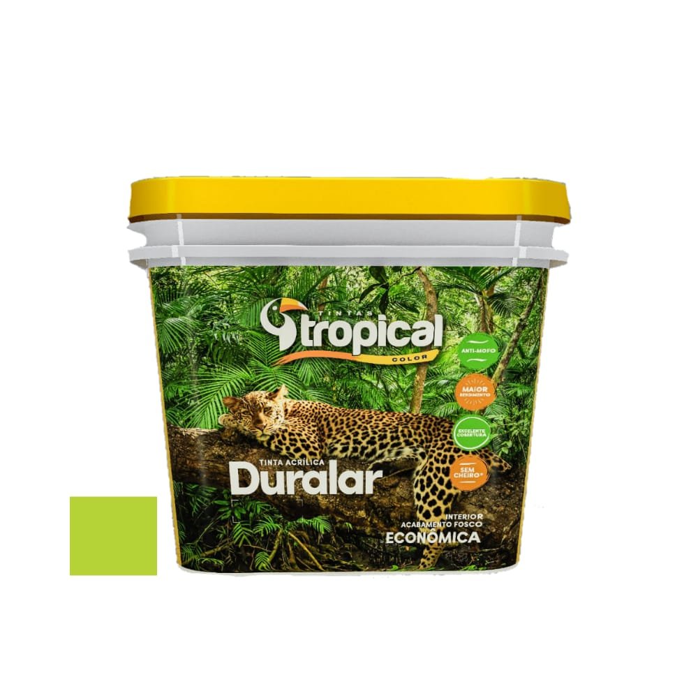 Tinta Tropical Acrílica Duracril Standard Verde Limão 3,6L
