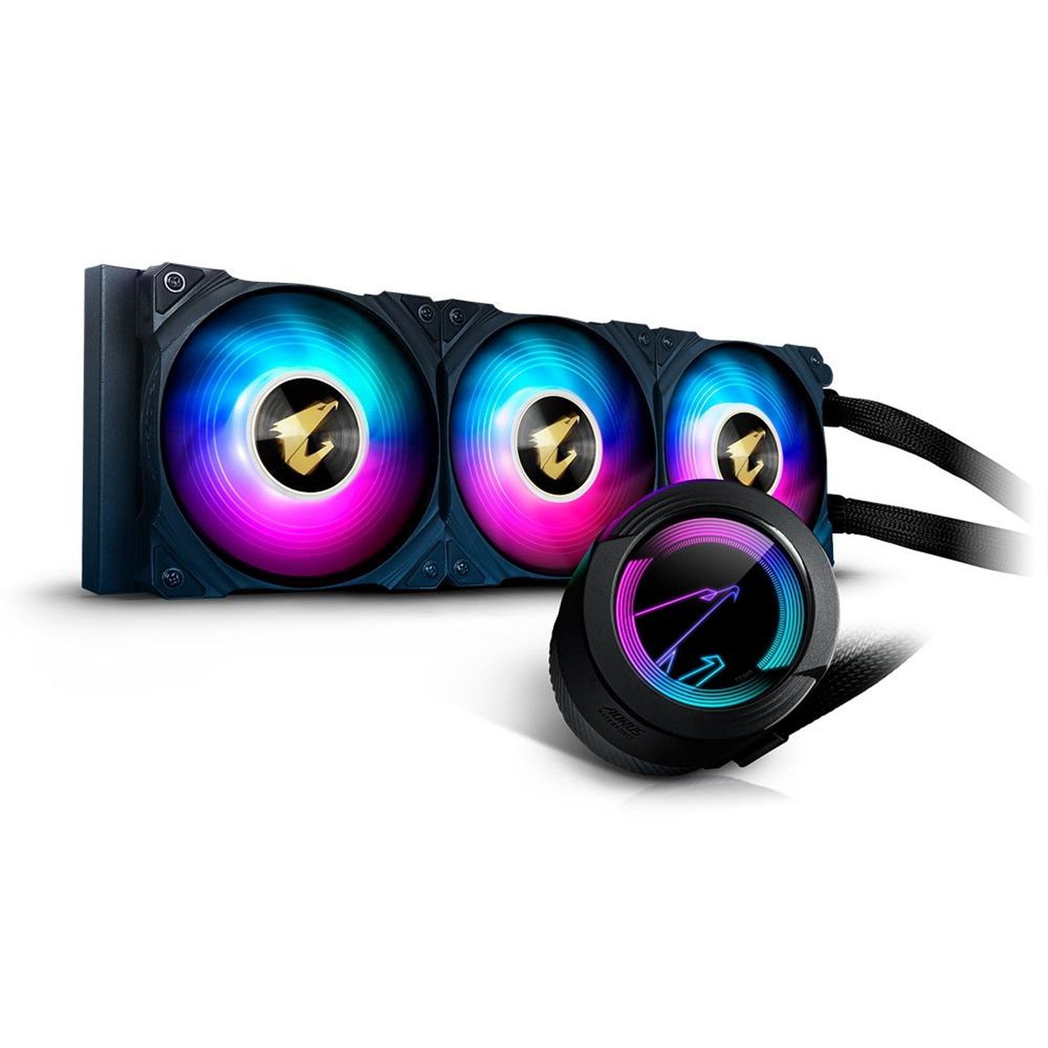 Water Cooler Gigabyte Aorus Waterforce ARGB 360mm Preto GP-AORUS WATERFORCE 360
