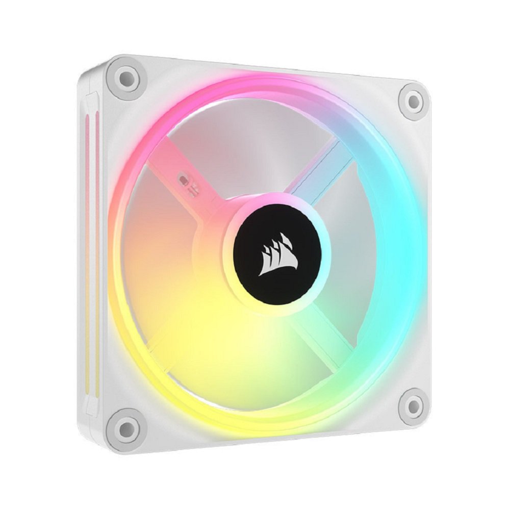 Cooler FAN Corsair iCUE QX120 RGB WHITE 120m Magnetic Single CO-9051005-WW