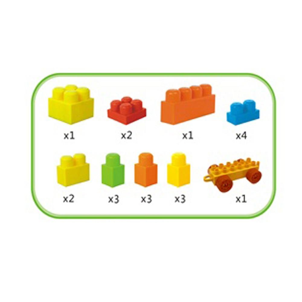 Banco de Atividades Cubic com 20 Peças 3 em 1 Multikids - BR1787