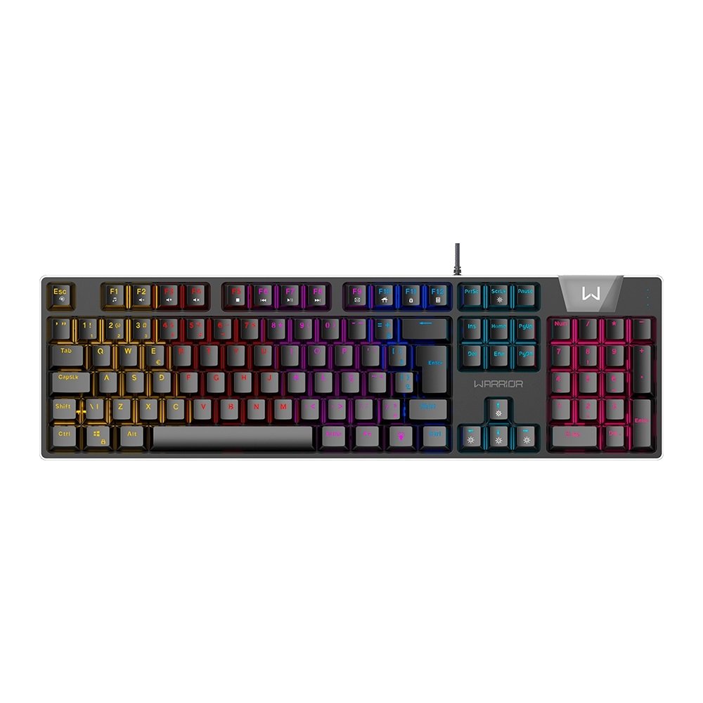 Teclado Gamer Mecanico Warrior Royal Score, Preto, Abnt2, Tc313, Warrior