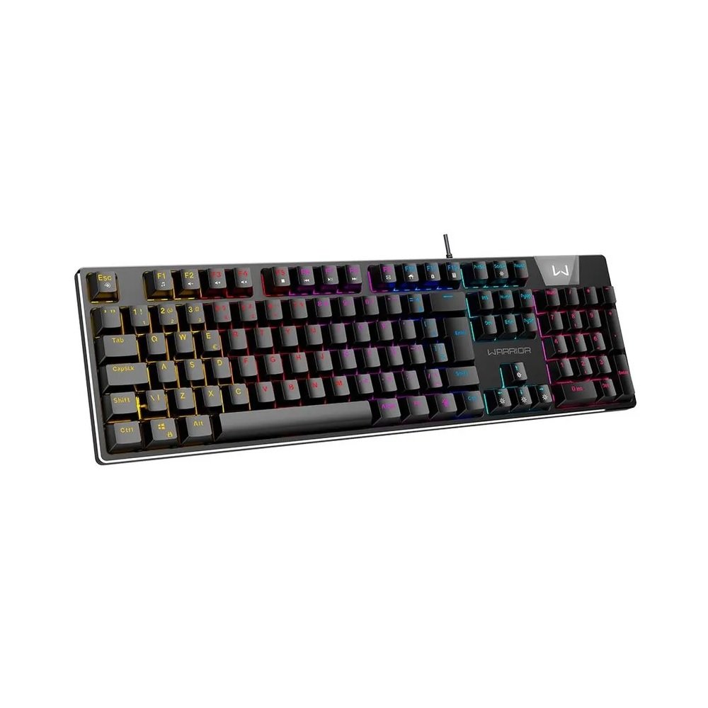 Teclado Gamer Mecanico Warrior Royal Score, Preto, Abnt2, Tc313, Warrior