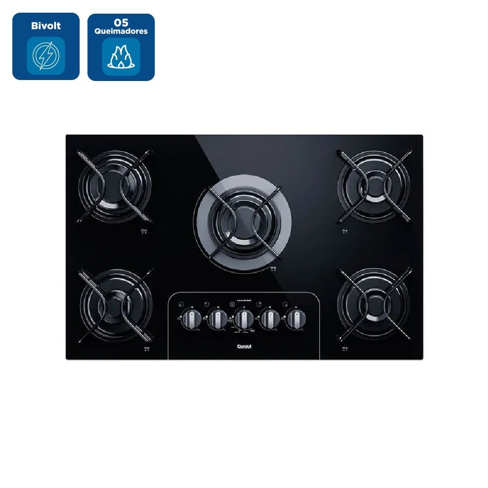 Cooktop Consul Facilite 5 Bocas CD075AE ¿ Bivolt