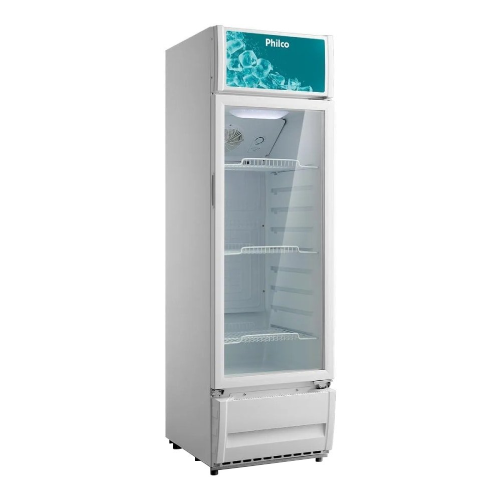 Expositor/Refrigerador Philco 211 Litros PRE221 - Vitrine, Porta Vidro, Branco, 110V