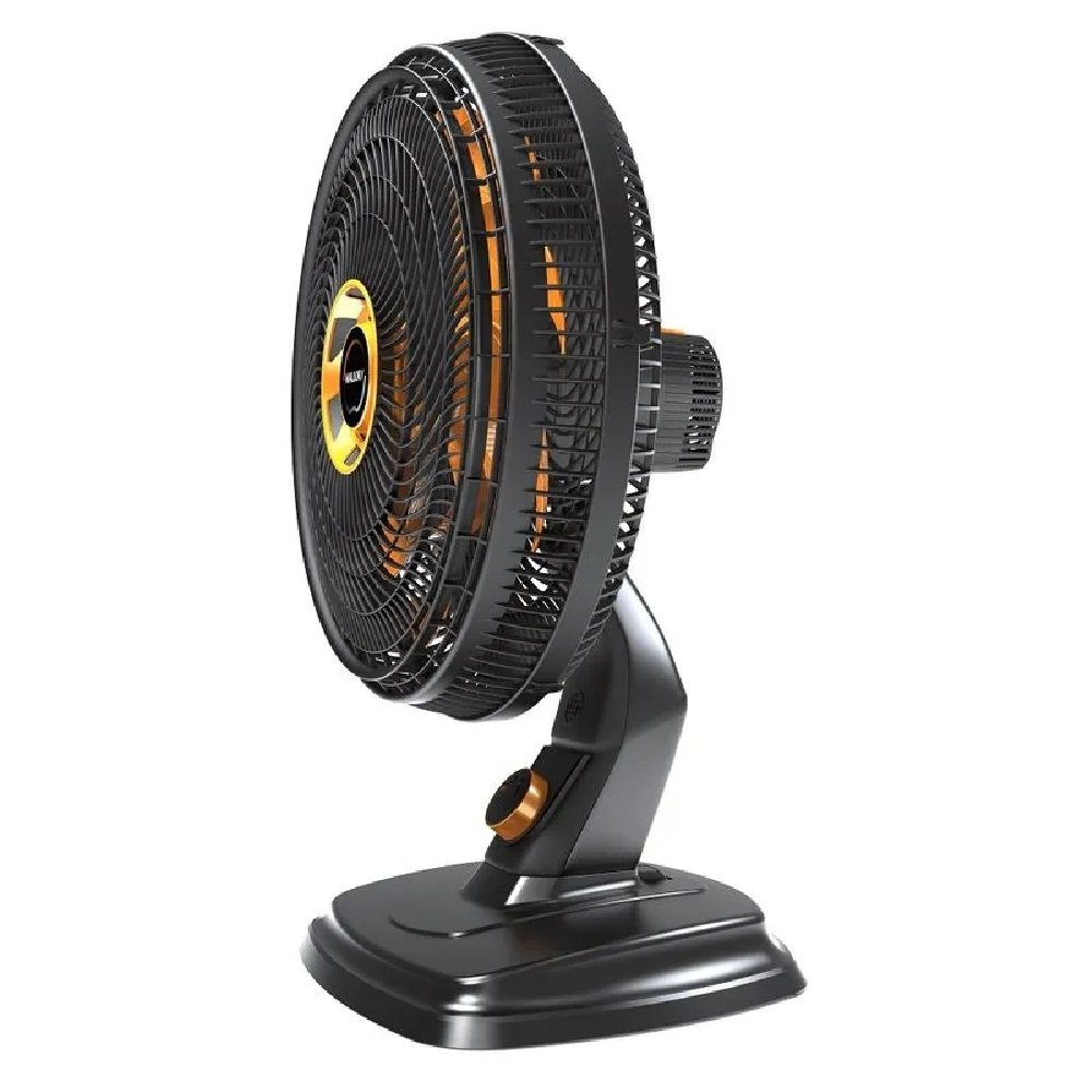 Ventilador De Mesa Mallory Egeo 40Cm Preto e Dourado - 220V