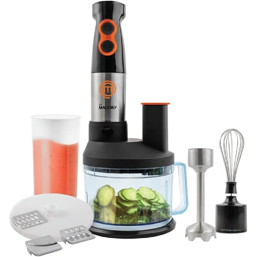 Mixer Mallory Masterchef 5 em 1 Mixer, Processador e Batedor 700W Preto - 127V