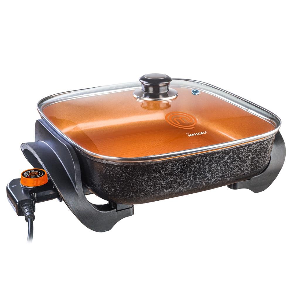 Panela Eletrica Mallory Masterchef Preto Laranja - 127V