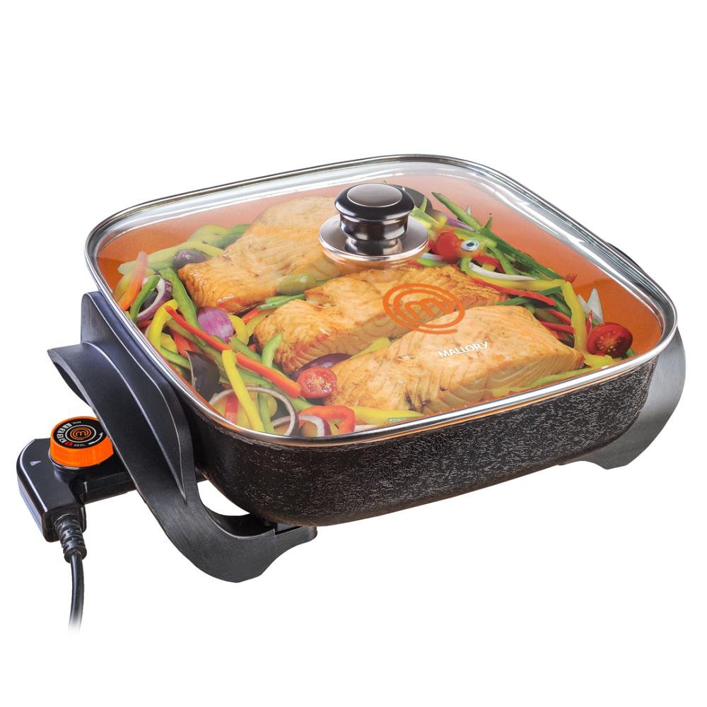 Panela Eletrica Mallory Masterchef Preto Laranja - 127V