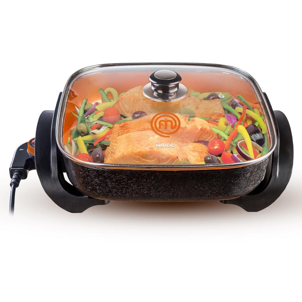 Panela Eletrica Mallory Masterchef Preto Laranja - 127V