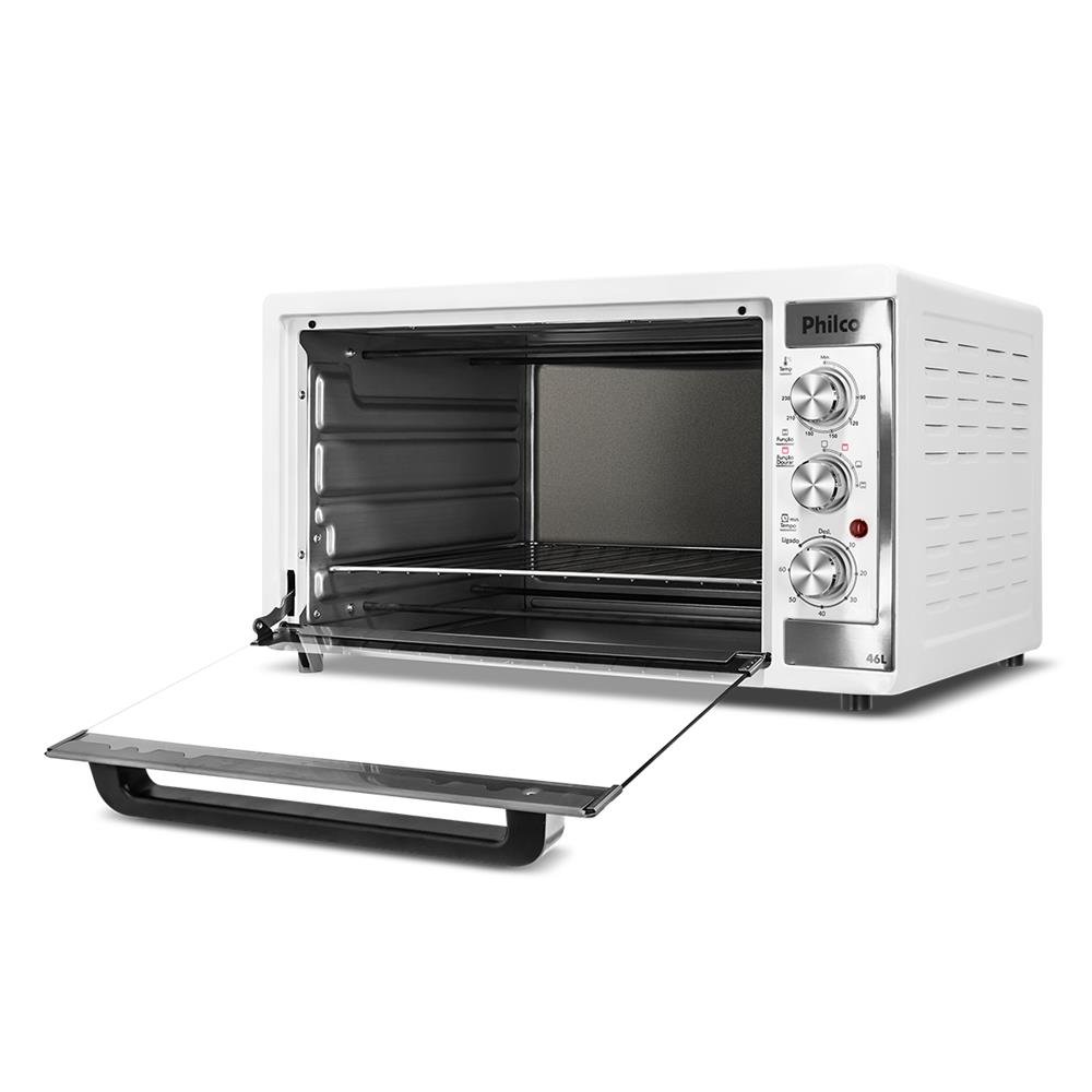 Forno Eletrico Philco 46 Litros com Função Timer 1500W Branco PFE48IB - 127V