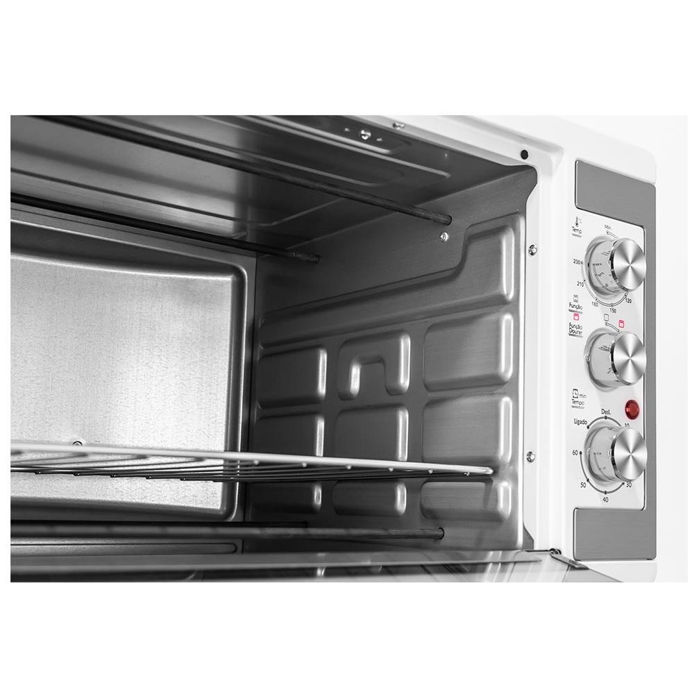 Forno Eletrico Philco 46 Litros com Função Timer 1500W Branco PFE48IB - 127V