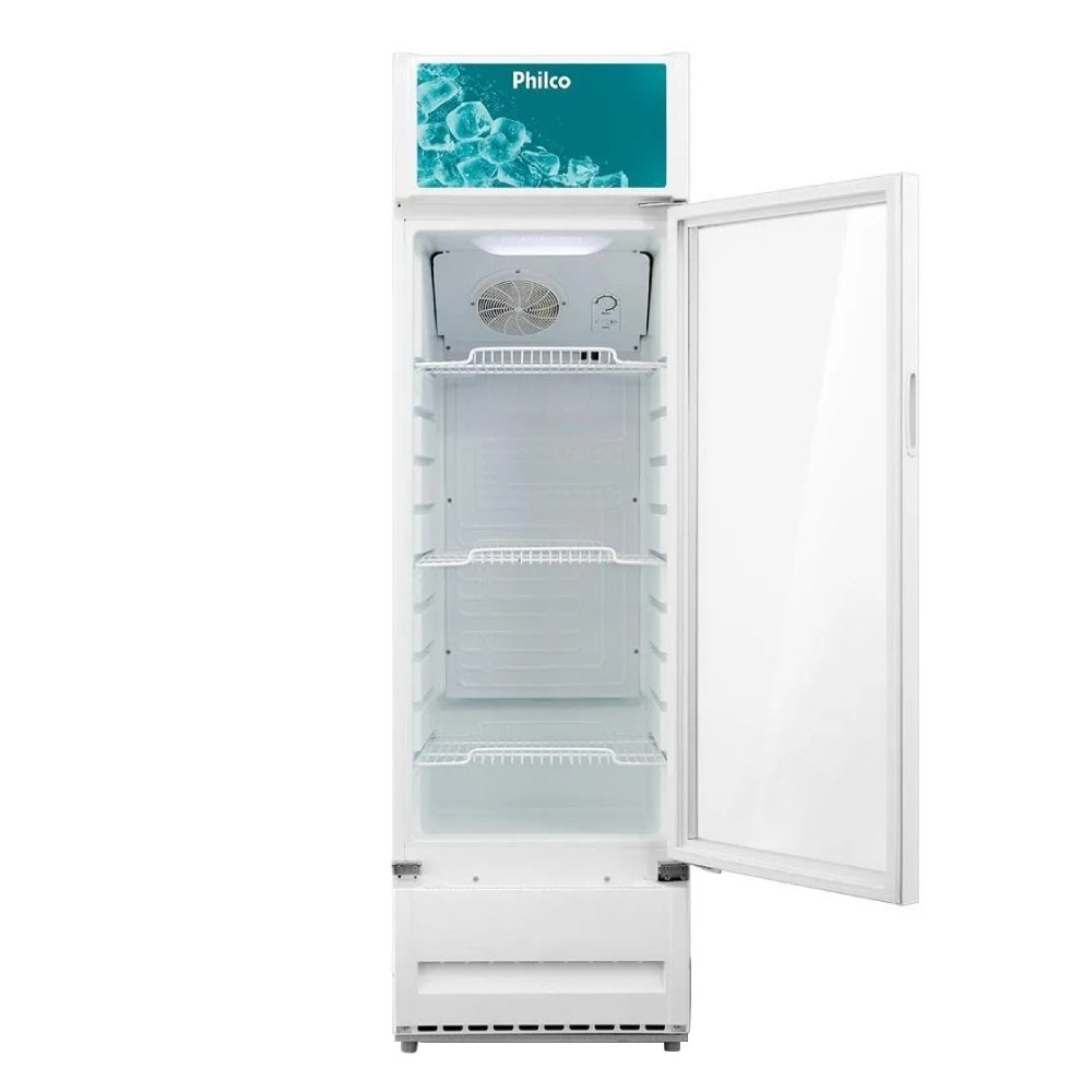 Expositor/Refrigerado Philco 309 Litros PRE319 - Vitrine, Porta de Vidro, Branco, 220V