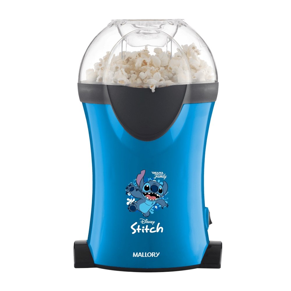 Pipoqueira Mallory Disney Stitch Azul 1200W 220V