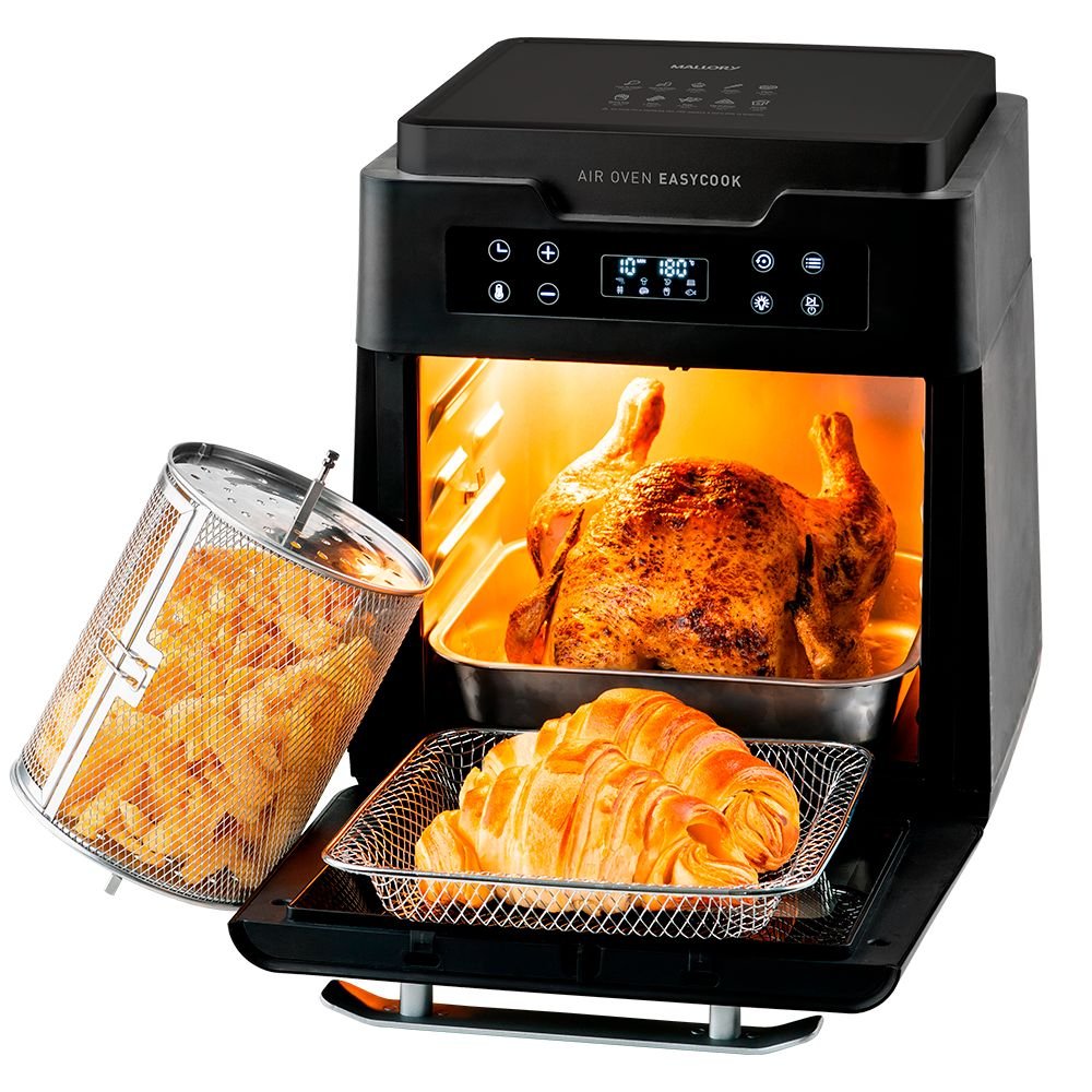 Fritadeira Elétrica Mallory 12 Litros Air Oven Easycook Preto 220v