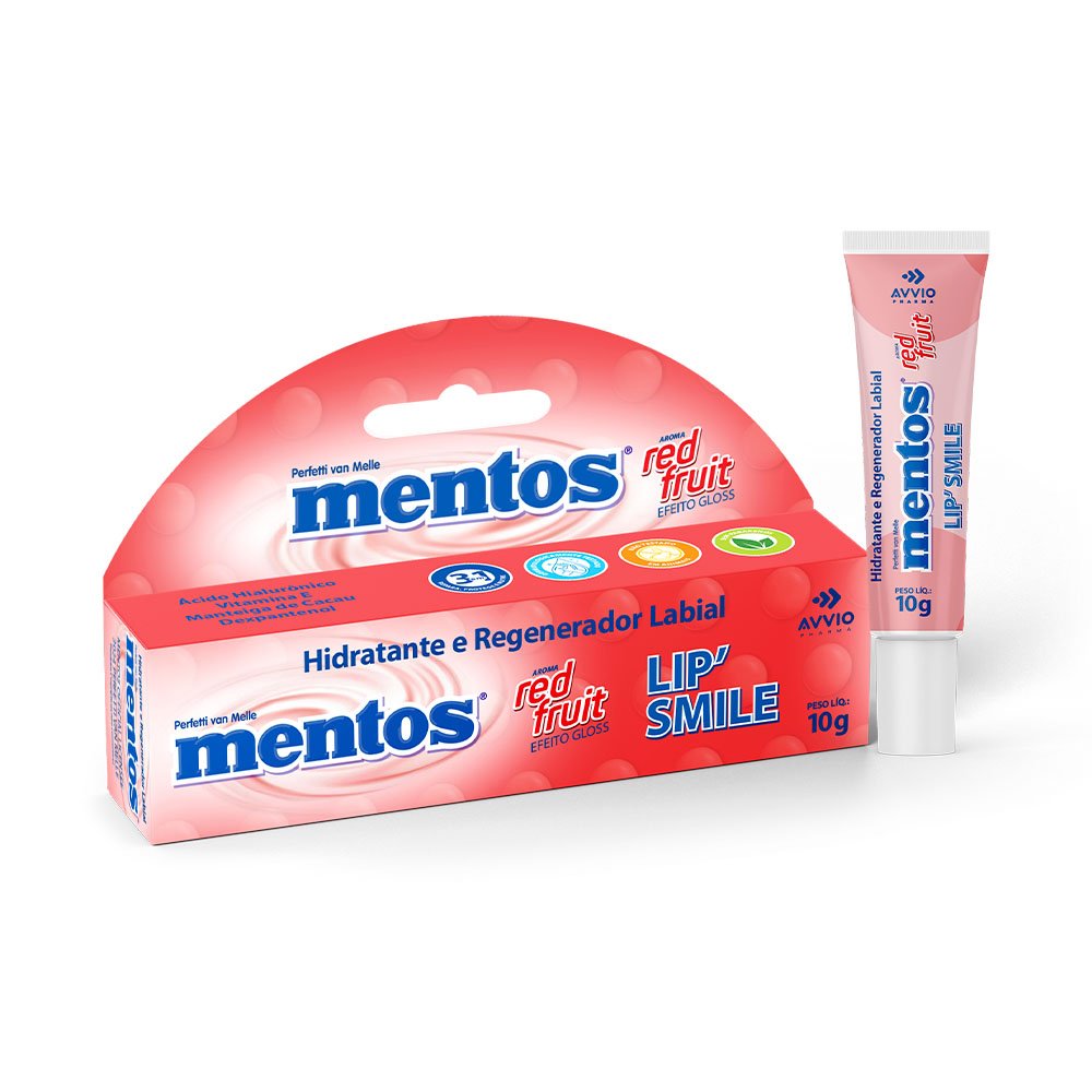 Mentos Lip Smile Red Fruit 10g