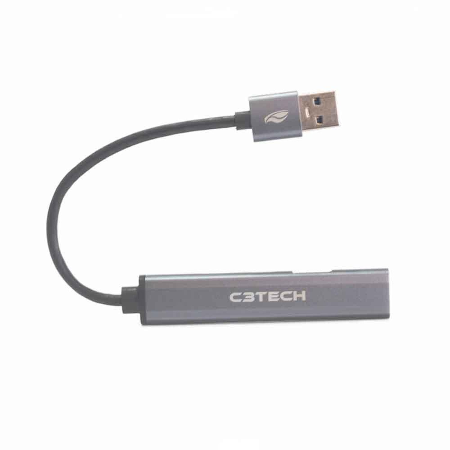 Hub C3Tech USB 2.0, 3.0, USB-C, 4 Portas - HU-330SI.