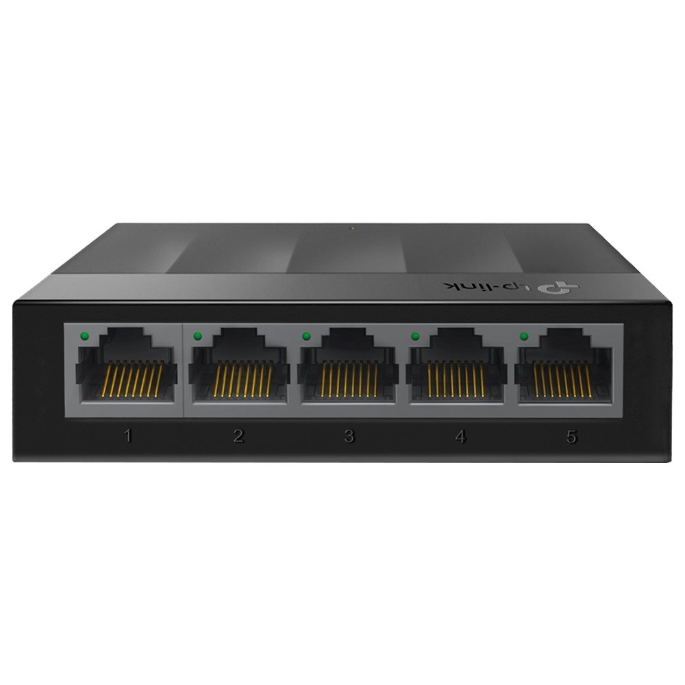 Switch Tp-Link LS1005G - 5 Portas, Gigabit De Mesa, 10/100/1000MBPs