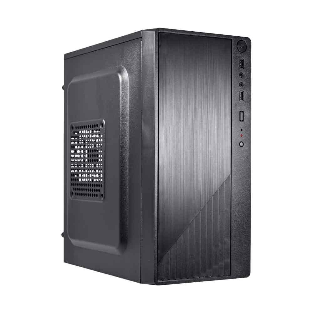 Gabinete K-mex Gm-09nx Com Fonte Px300 Dng 200w Preto Aco Galvanizado