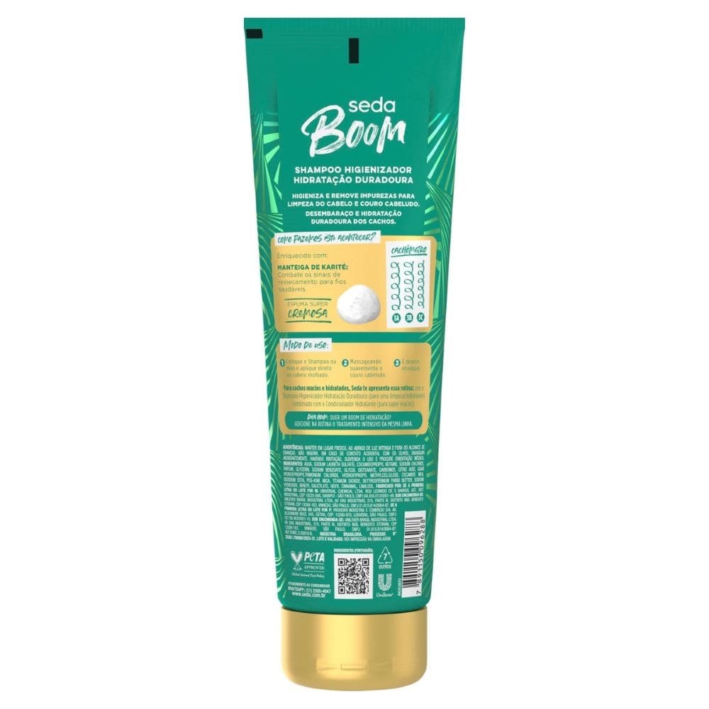 Shampoo Seda Boom Hidratação Duradoura 250ml