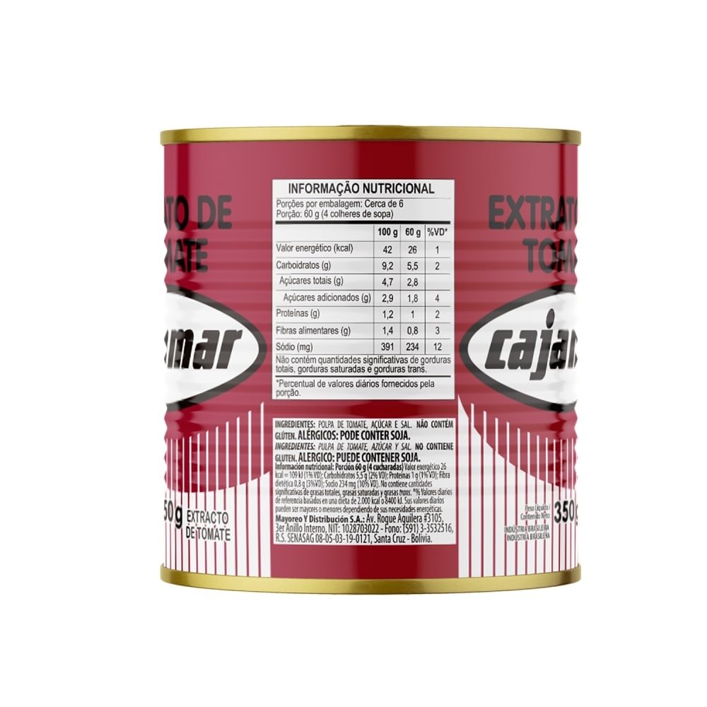 EXTRATO CAJAMAR LATA 24X350G
