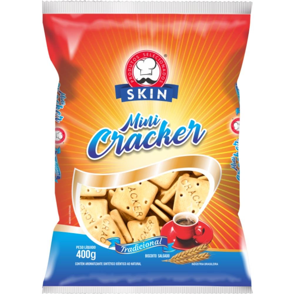 Biscoito Skin Mini Cracker Tradicional 400g