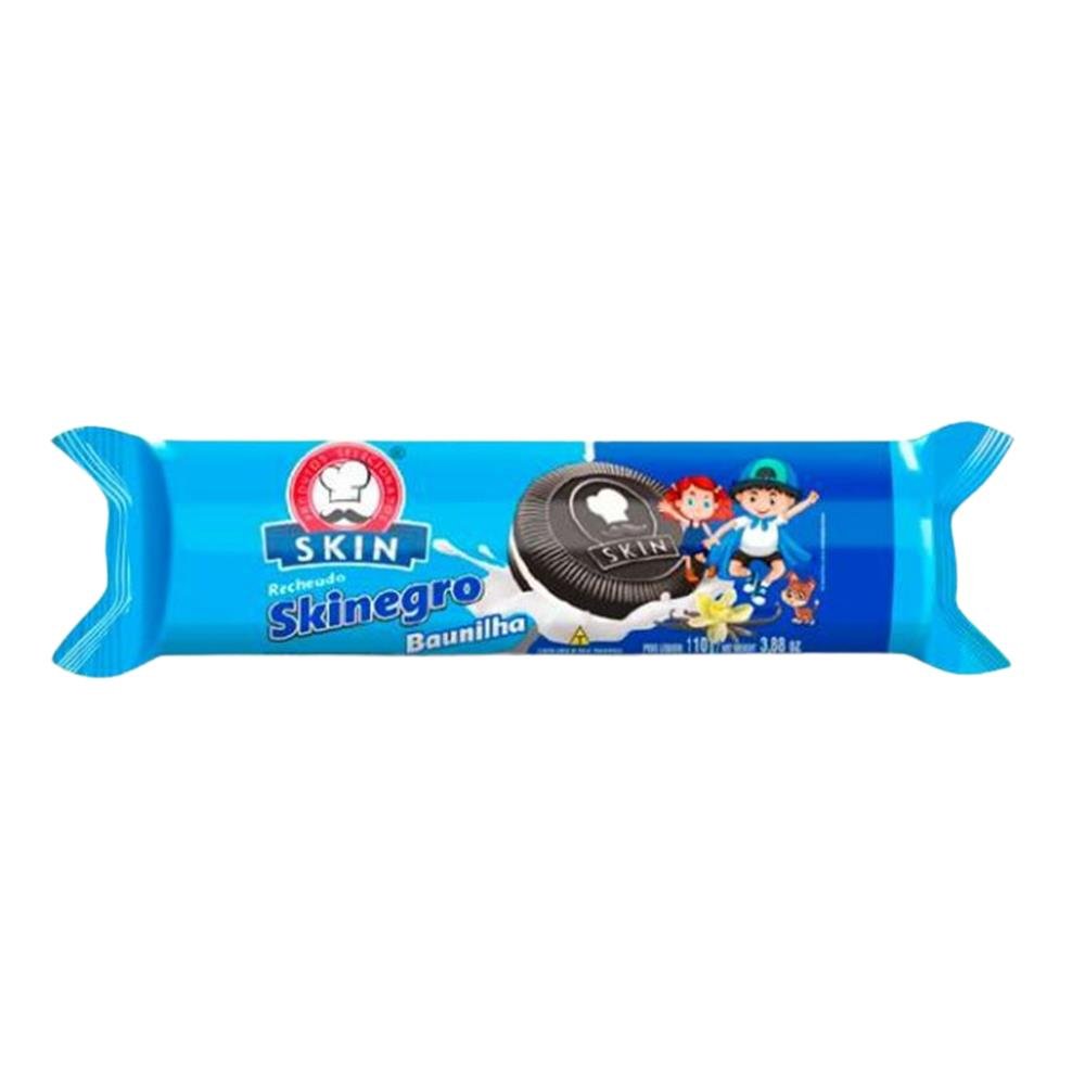 Biscoito Recheado Skin Negro Chocolate 110G