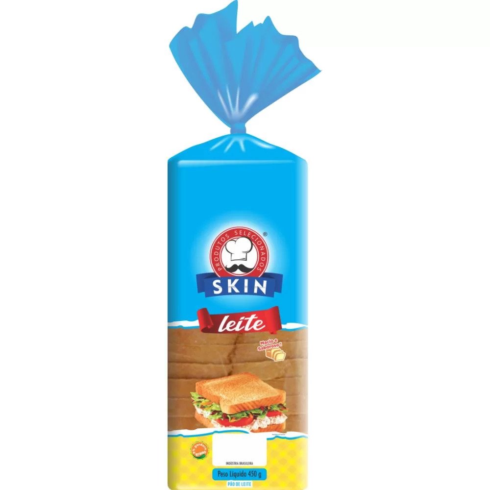 Pao De Forma Skin Leite 450g